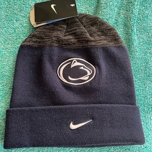 Nike Dark Blue and Black Beanie with Logo